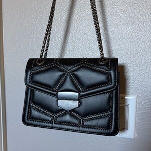Elegant Black Studded Women's Bag
